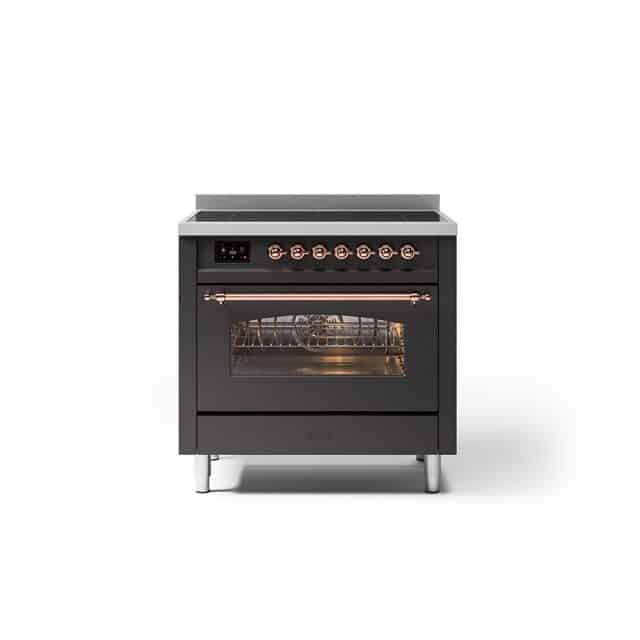 Ilve Nostalgie Inductiefornuis 91 1cm Met Pyrolitische Oven