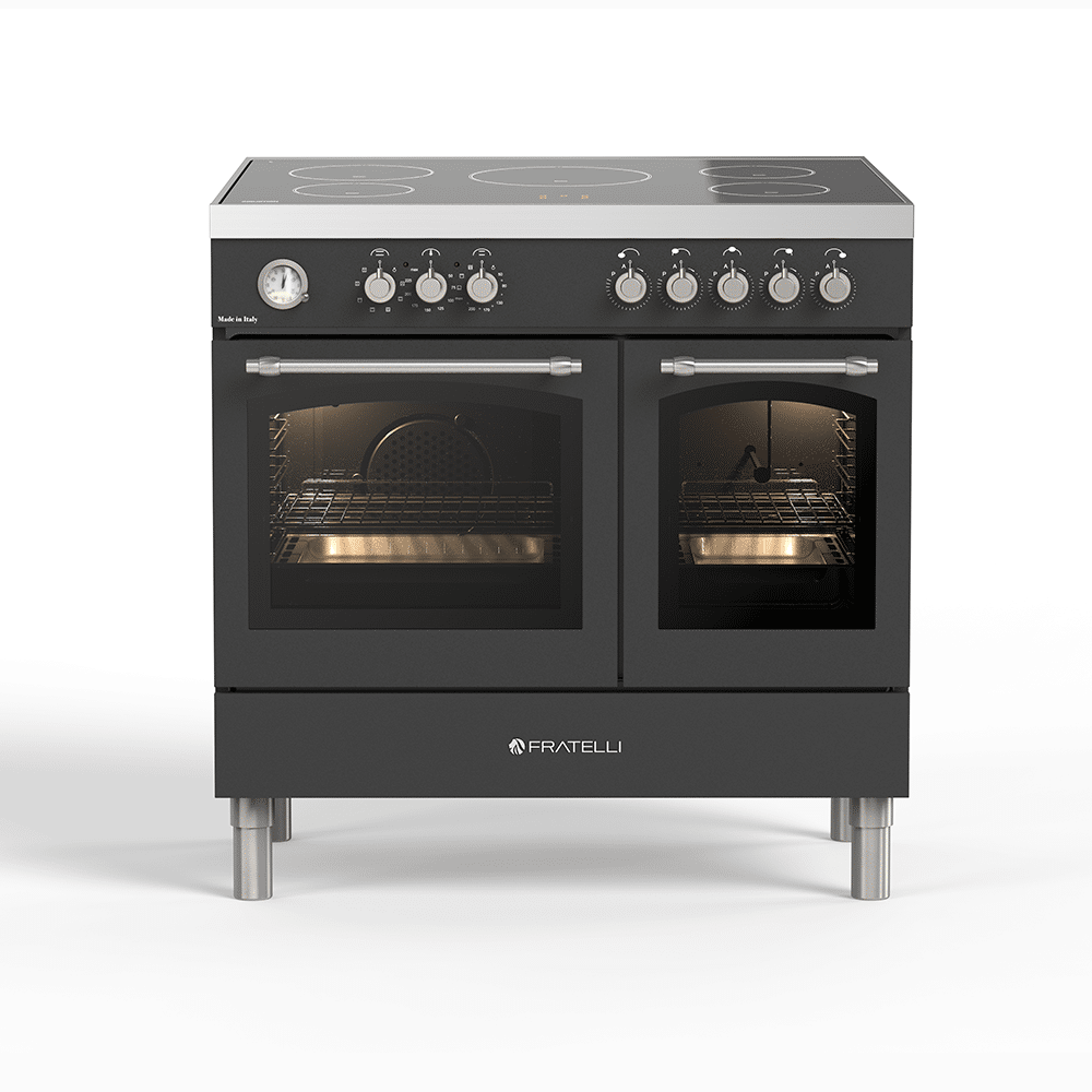 Fratelli Venezia Inductiefornuis 89 5cm Dubbele Oven