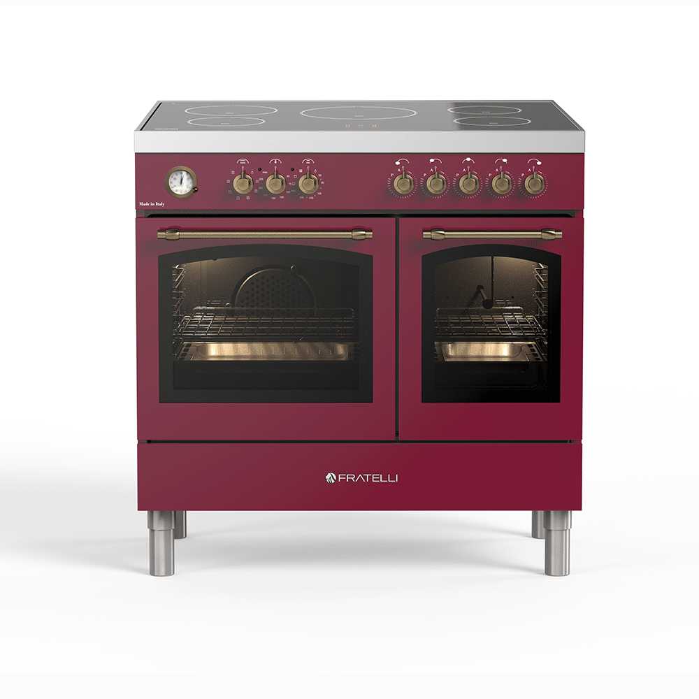 Fratelli Venezia Inductiefornuis 89 5cm Dubbele Oven