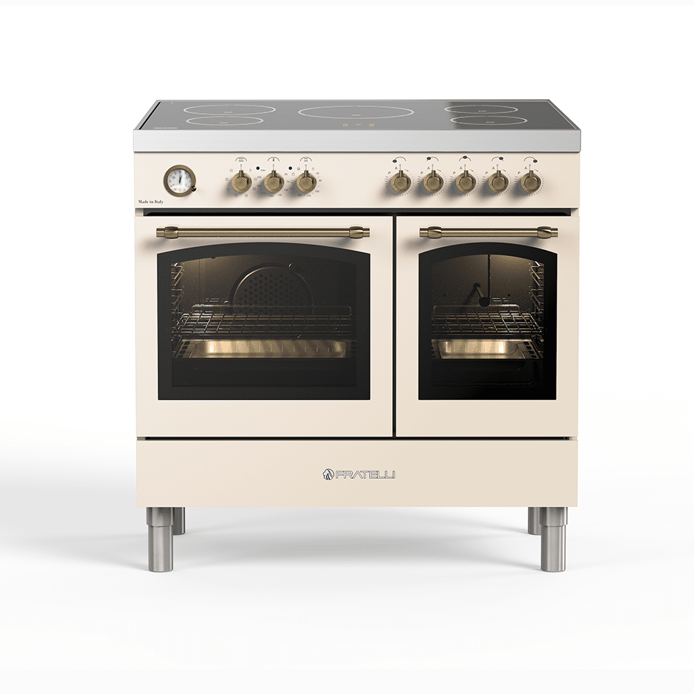 Fratelli Venezia Inductiefornuis 89 5cm Dubbele Oven