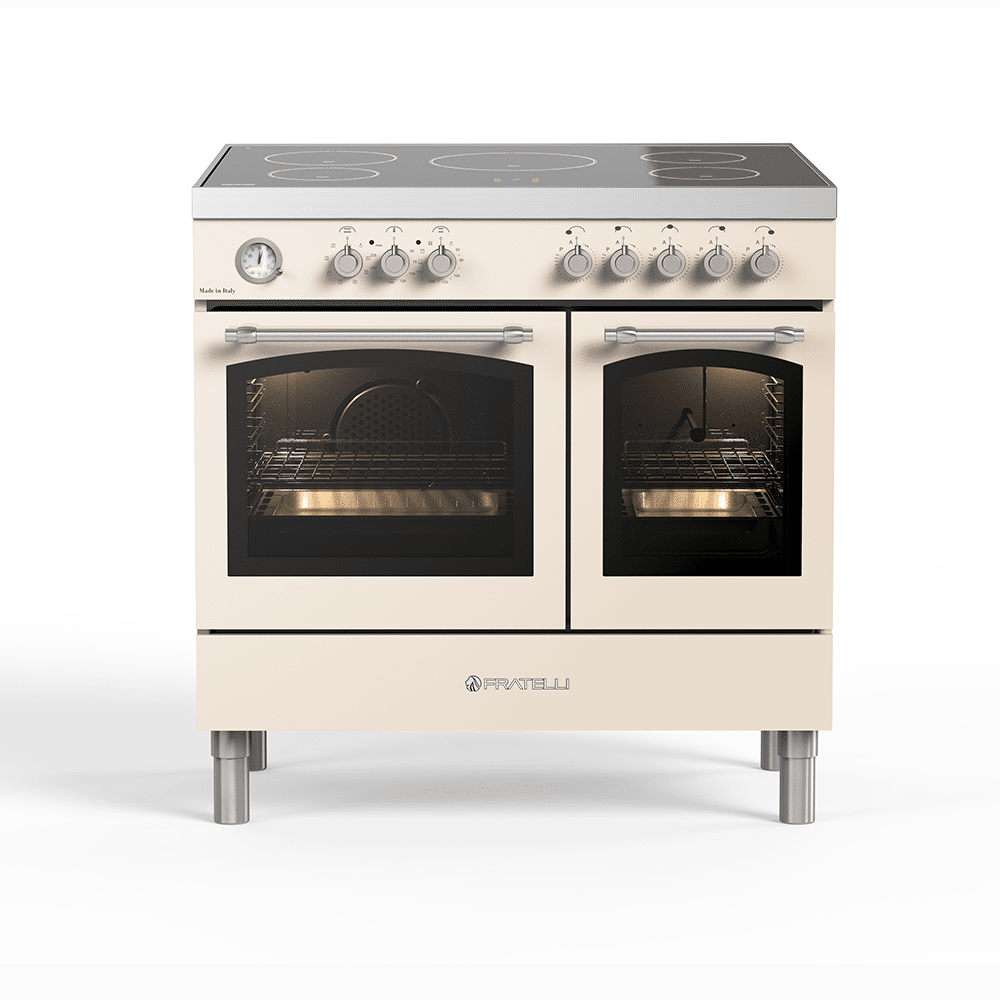 Fratelli Venezia Inductiefornuis 89 5cm Dubbele Oven
