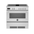 Bertazzoni Professional 90cm inductiefornuis met werkbladafzuiging