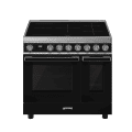 Smeg Portofino inductiefornuis 90cm 2 ovens