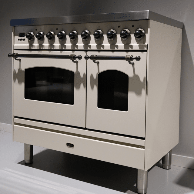 Showroom Deal 8211 Ilve Nostalgie Inductiefornuis 90cm 8211 2 Ovens