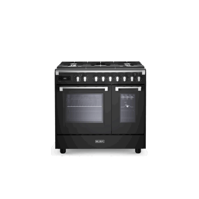 Elba Bassano 1950 90cm Gasfornuis Met 2 Ovens 8211 Antraciet 8211 Ebs 965t Maa