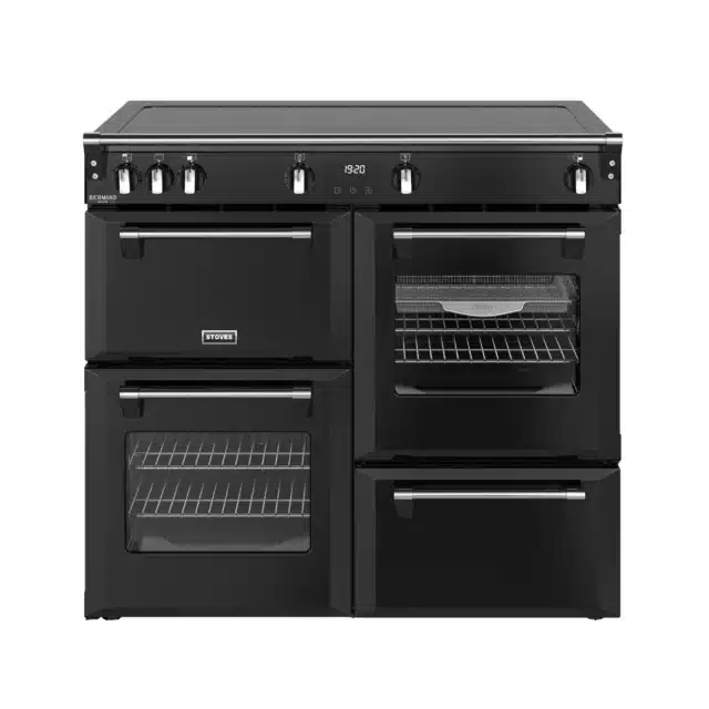 Stoves Richmond 100 Ei Deluxe 100 Cm Zoneless Inductiefornuis Zwart