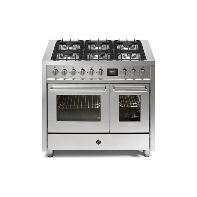 Steel Enfasi Gasfornuis 100cm 2 Ovens