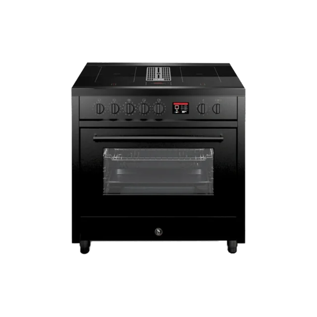 Steel Enfasi Mistral 90cm Inductiefornuis 1 Oven Mat Zwart